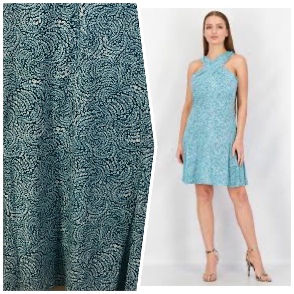 NWT Michael Michael Kors Halter Ikat Flounce Dress Small and Medium